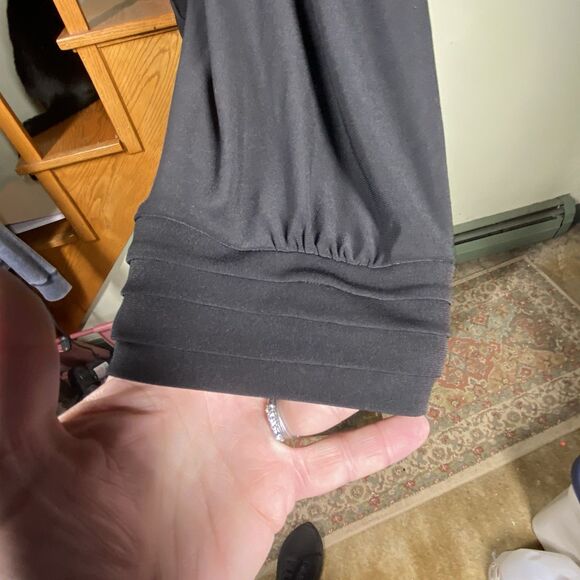 Alfani Women's Plus Size 3X Stretch Knit Basic Black Pull Over Midi Dress Party - Picture 4 of 8